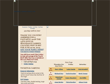 Tablet Screenshot of jammincountry.com